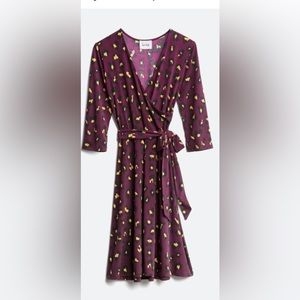 Leota Reye Jersey Faux Wrap Dress